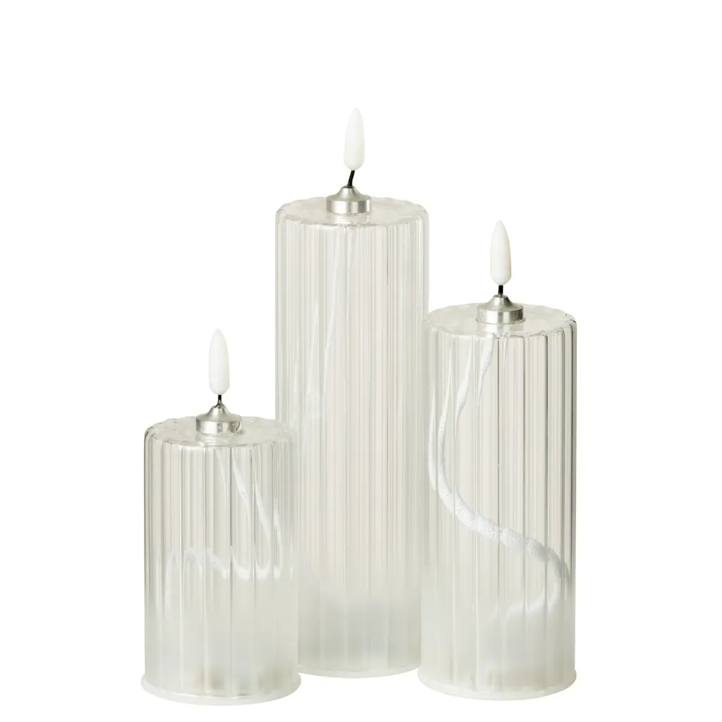 bougeoir en verre led antoinette mm 3