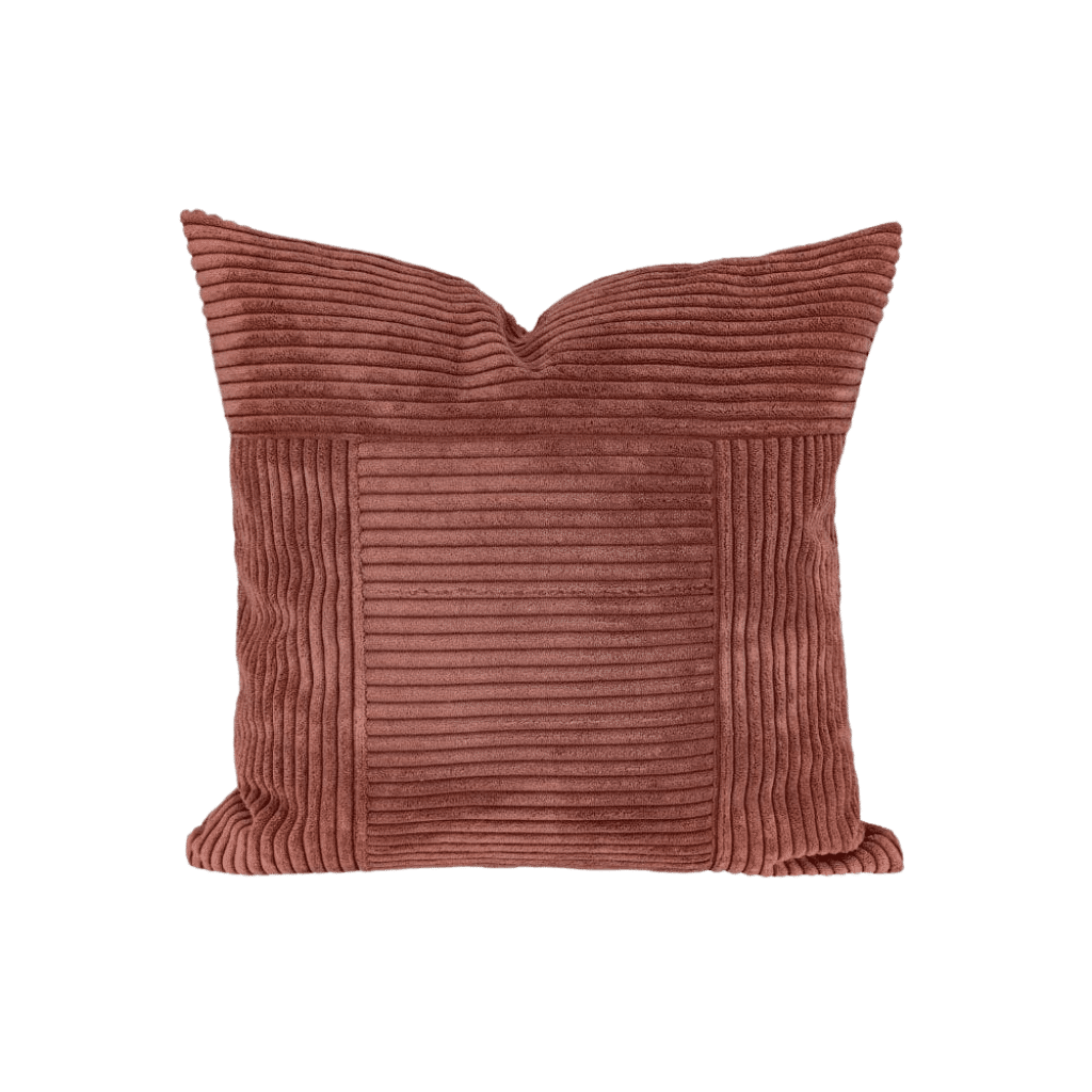 coussin hilda cinnamon velours bed and philosophy