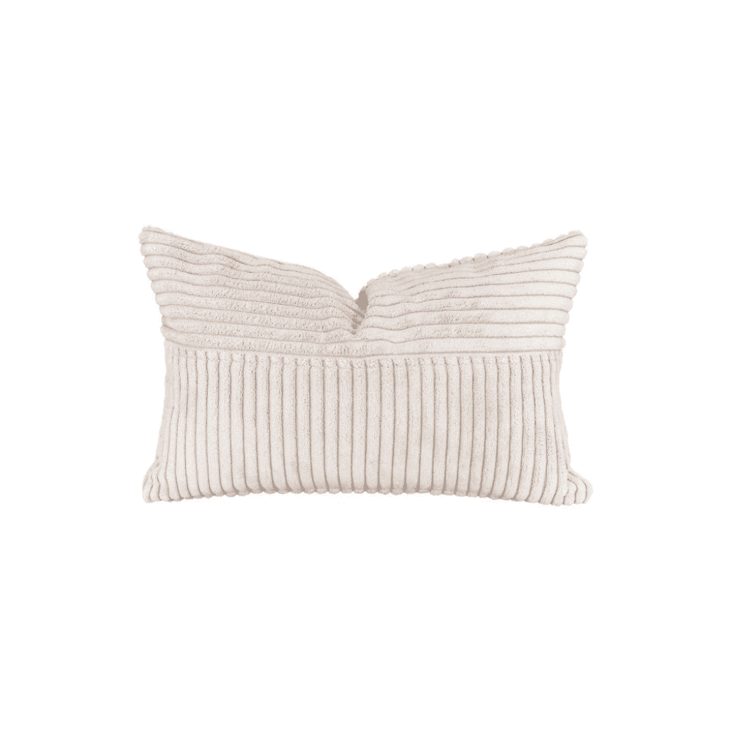 coussin hudson ivoire velours bed and philosophy