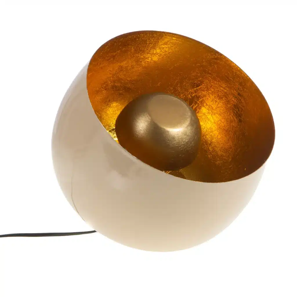 lampe de sol cloche ecru mm