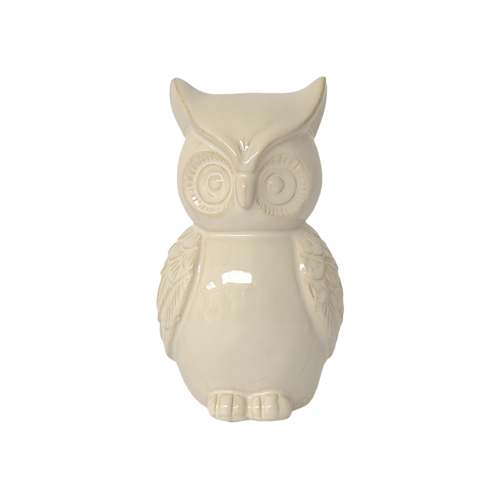 statuette hibou ivoire