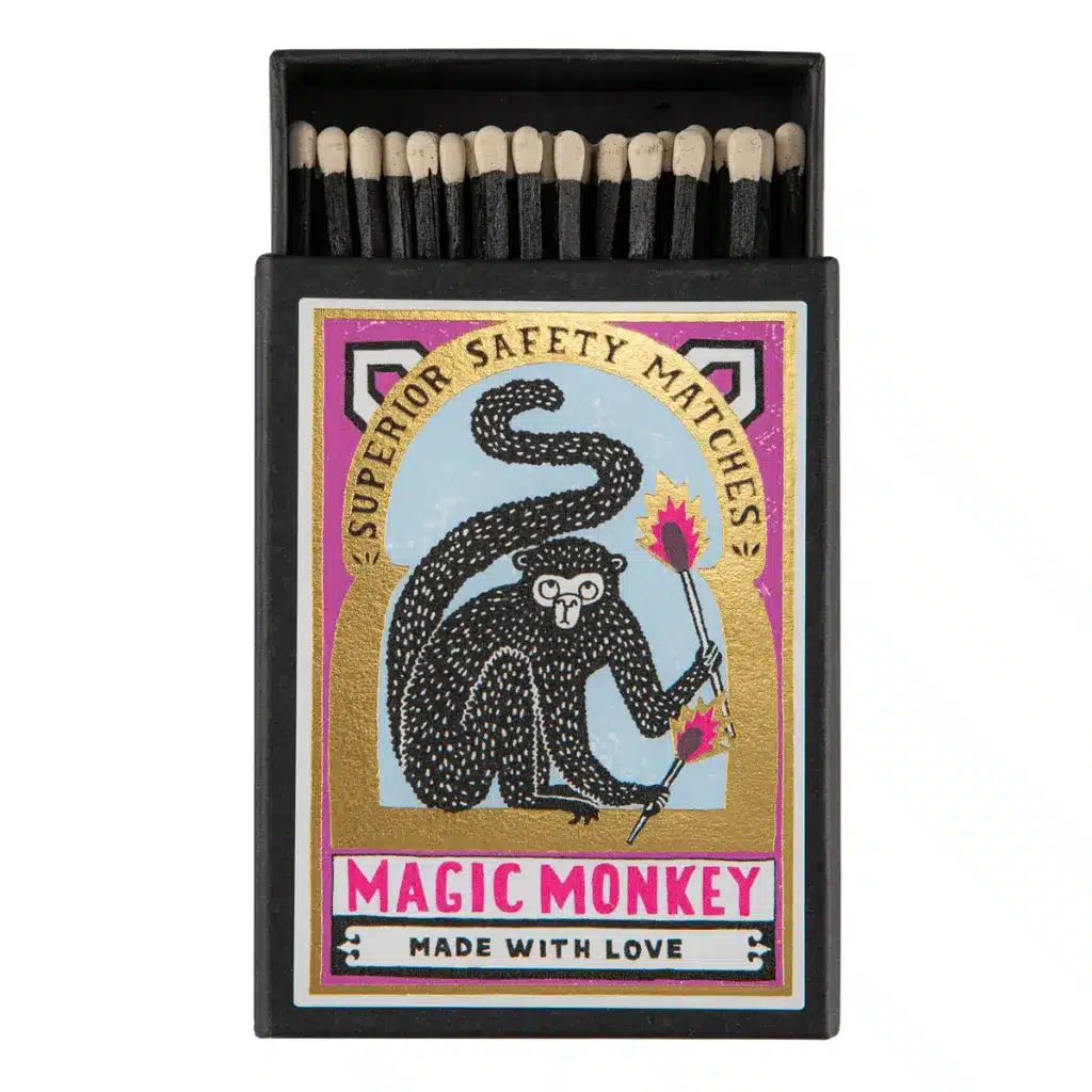 boite d allumettes magic monkey archivist