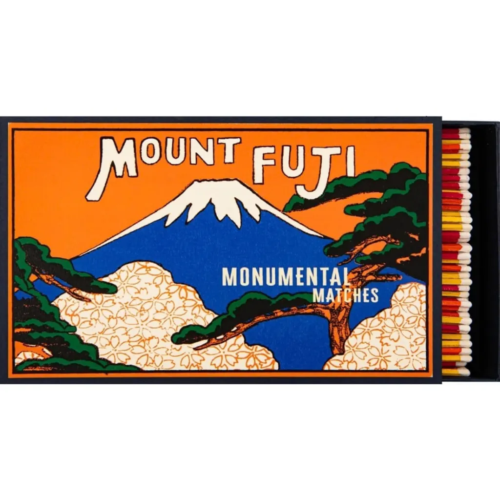 coffret geant d allumettes mont fuji archivist
