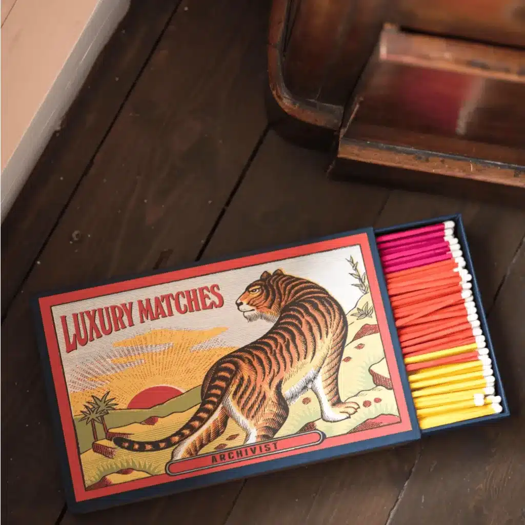 coffret geant d allumettes tigre archivist
