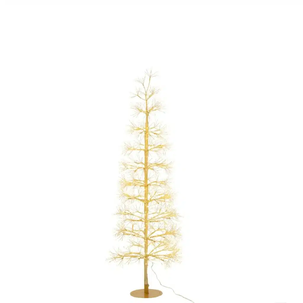 sapin led dore 120 cm