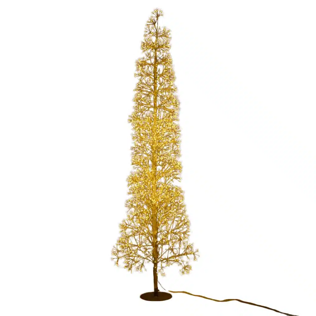 sapin led dore 180 cm