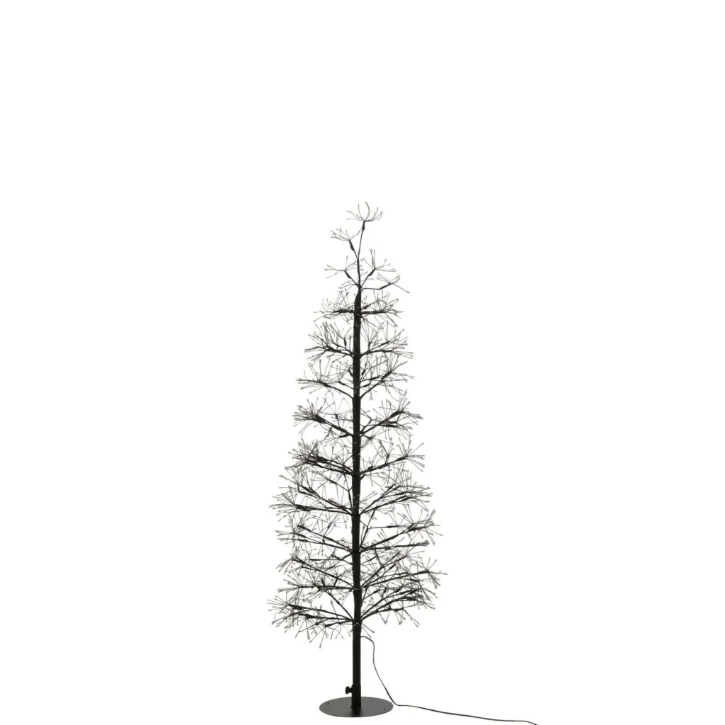 sapin led noir 120 cm