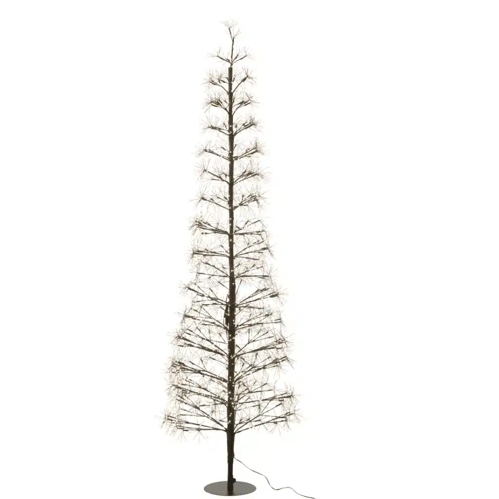 sapin led noir 180 cm