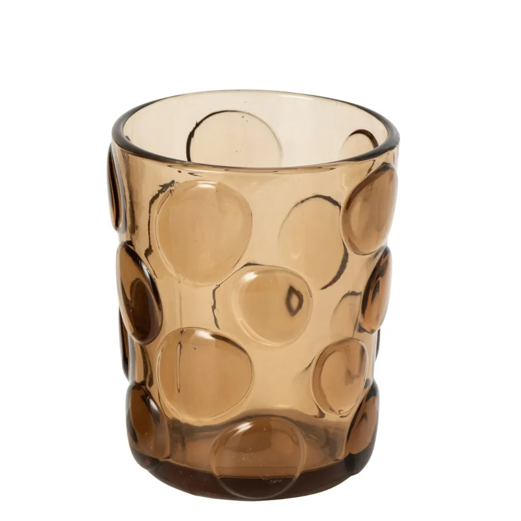 verre a eau pastille chataigne